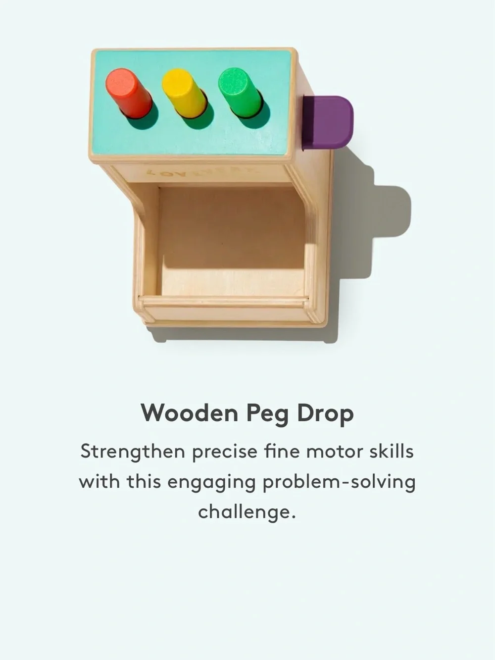 LOVEVERY wooden peg